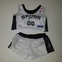 BABW BuildABear Workshop San Antonio Spurs Basketball Uniform Jersey Sho... - £15.76 GBP