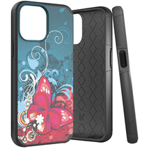 Rugged Heavy Duty Shockproof Case Butterfly Bliss For I Phone 13 Pro Max - £5.98 GBP