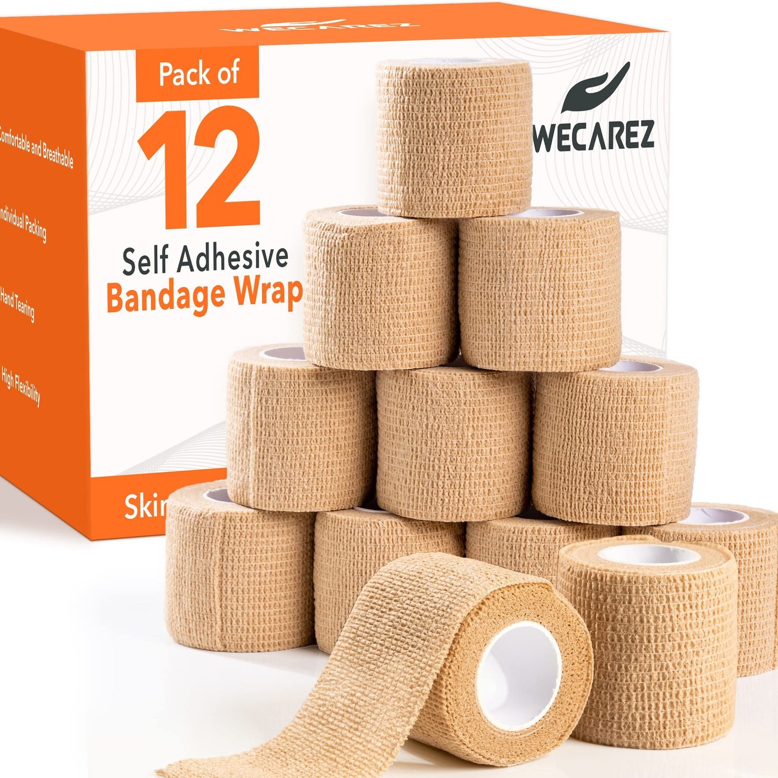 Vibrant Self-Adhesive Bandage Wrap for Pets and Joints 12 Pack - $27.71