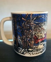 Wisconsin Cabin In The Woods Ceramic Mug Cup - £11.59 GBP