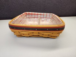 Longaberger 1998 Good Ol&#39; Summertime Picnic Pal Basket Combo  9x9&quot; - £32.88 GBP