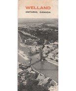 VINTAGE 1960&#39;S WELLAND ONTARIO CANADA TOURIST MAP - £9.33 GBP