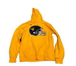 NWT New West Virginia Mountaineers Football adidas Small Hooded Sweatshirt - £31.15 GBP