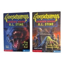 Goosebumps Series 2000 #1 Cry Of The Cat, Attack of the Graveyard ghouls... - $201.20 MXN