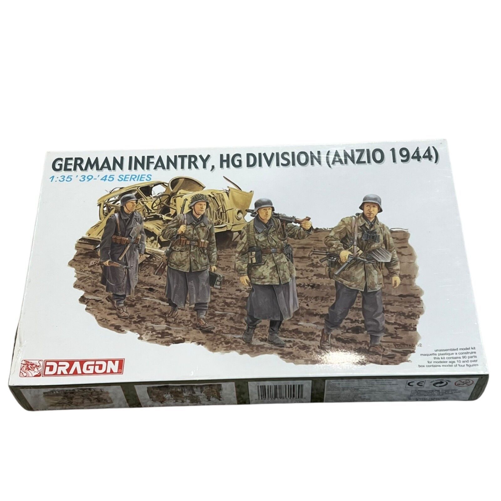 Dragon 1:35 Scale German Infantry HG Division Model Kit New - $14.40
