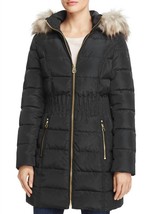 Laundry By Shelli Segal women&#39;s cinch waist down puffer hooded coat in Black - £89.30 GBP