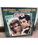 Grease Original Soundtrack LP Vinyl Record Professional Framed - $105.32 CAD