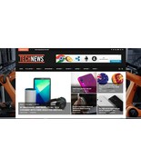 Automated Wordpress TECH NEWS Website - Turnkey Profitable Site - $437.30 MXN