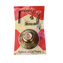 Vintage Alford Brass Wall Hanging Planter Set NOS Solid Brass Ivy Philod... - €17,04 EUR