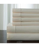 Camden 350 Thread Count 6-piece Bed Sheet Set Ivory Twin - £48.77 GBP