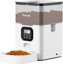 VOLUAS Automatic Cat Feeders - Dry Food Dispenser with Bag, - £67.93 GBP