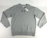 Adidas Men's Sweatshirt Grey Heather Sweater Loose Fit New - $44.99