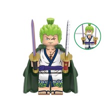 Roronoa Zoro Kimono One Piece Wano Arc Minifigures Weapons and Accessories - $3.99