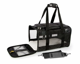 Sherpa Travel Original Deluxe Airline Approved Pet Carrier Size Medium Black - £33.26 GBP