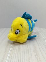 Disney Store Little Mermaid Flounder Fish Plush vintage plastic eyes stu... - $14.69