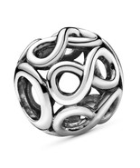 PANDORA Jewelry Infinite Shine Sterling Silver Charm - £69.64 GBP
