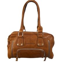 LONGCHAMP Vintage Camel Leather East-West Purse Classic Luxury Handbag *... - $345.51
