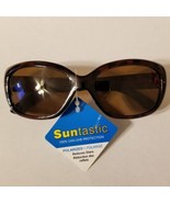 Suntastic Women&#39;s Brown Tortoise Polarized Sunglasses 100% UVA-UVB Prote... - £15.80 GBP
