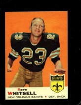 1969 Topps #14 Dave Whitsell Ex Saints *X62842 - £1.36 GBP