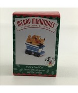 Hallmark Merry Miniatures Mickey Express Train #2 Pluto&#39;s Coal Car Vinta... - €16,45 EUR