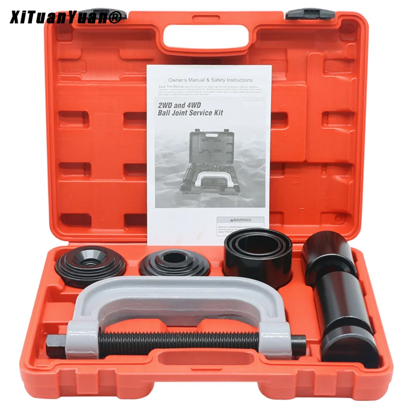 4-in-1 Heavy Duty Ball Joint Press &amp; U-Joint Removal Tool Kit with 4x4 A... - $225.89