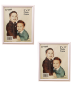 Set of 2 White 8x10 Photo Picture Frames – Table or Wall Mount with Ease... - $16.78