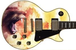 Sticka Steves Guitar Skin Wrap Reface White Lion Pride GS 314 - $44.50