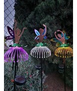 Silhouette Solar Fairy Dancer Stake, Garden Decor, CHOOSE Color - $39.60 CAD