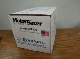 SymCom Motor Saver Model MS50R-200 190-240VAC 1ph Motor Protector Surplus - $100.00