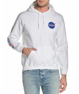 Riot Society NASA Graphic Drawstring Hoodie White - Made In USA, Sz S, New! - €21,38 EUR