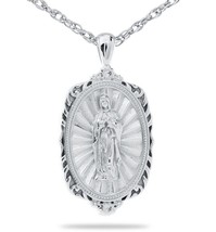 Lady of Guadalupe Stainless Steel Pendant/Necklace Cremation Urn for Ashes - £47.77 GBP