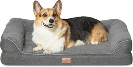 Memory Foam Dog Bed For Large Dogs - Orthopedic Egg Foam Dog Sofa Bed Wi... - £38.25 GBP