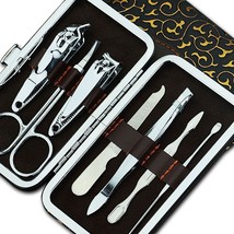 New 7Pcs Pedicure / Manicure Set Nail Clippers Cleaner Cuticle Grooming ... - $14.24