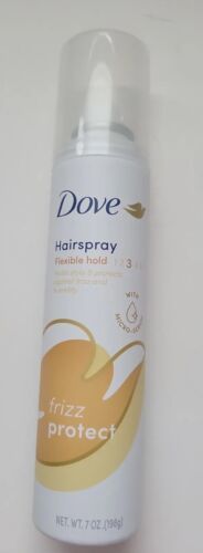 Dove Style Flexible Hold Level 3 Hairspray Frizz Protect 7 oz New - $14.50