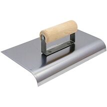 MM G02371 Concrete Edger, Heavy-Duty Stainless Steel, 6 x 3-3/8 x 1/2-In. - - $29.38