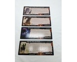 Lot Of (4) Dungeons And Dragons Campaign Cards Mark Of Heroes Set 2 - £25.23 GBP