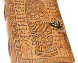 5&quot; X 7&quot; Egyptian Embossed Leather W/ Latch - $45.29