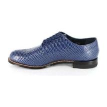 Stacy Adams Madison Anaconda Leather Men's Shoes Blue 00055-400 image 4