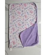 Cuddle Time Purple Pink White Butterfly Baby Blanket Butterflies- READ D... - £25.69 GBP