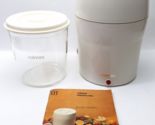 Yogourmet Rolmex Multi Electric Yogurt Maker White 2 Quart Glass Container - £50.15 GBP