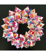 Children’s Adorable Elephants, Stars Fabric Wreath for Baby Shower, Chil... - £40.07 GBP