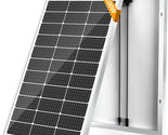 100 Watt 12 Volt, High-Efficiency Monocrystalline Solar Pan - £122.32 GBP