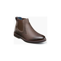 Nunn Bush Dakoda Plain Toe Chelsea Boot Casual Dress Brown 81466-200 - £72.40 GBP