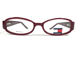 Tommy Hilfiger TH3077 BU Eyeglasses Frames Red Rectangular Full Rim 52-1... - $37.19