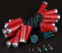 Red Shotgun Shell Lights Green Wire - £31.81 GBP