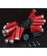 Red Shotgun Shell Lights Green Wire - $42.00