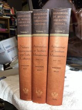 Handbook of Middle American Indians—vol 1,2, 3 HCDJ Robert Wauchope 1965 - $138.32 CAD