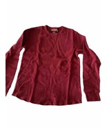 Mambo Australia Youth Boy Large Red Long Sleeve Cotton Shirt - £5.86 GBP