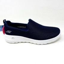 Skechers Go Walk Joy Navy White Womens Size 8.5 Wide Width Slip On Shoes - £39.93 GBP
