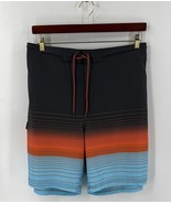George Mens Board Shorts Trunks Bathing Suit Size 2XL Blue Orange Above ... - $363.83 MXN